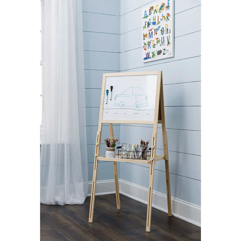ClosetMaid KidSpace Chalkboard and Dry Erase Board Easel & Reviews